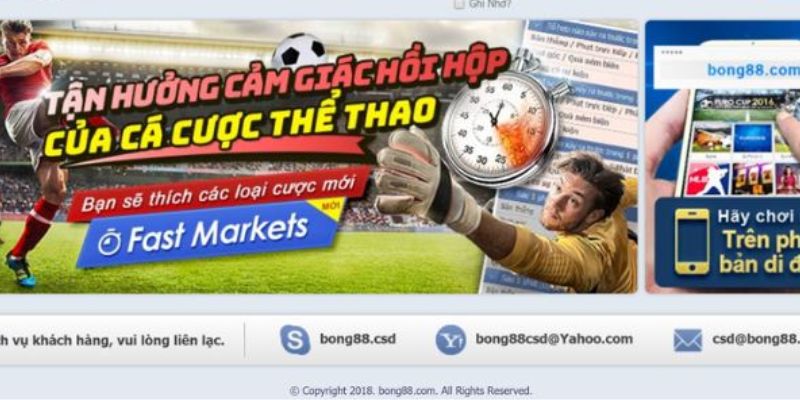 Truy cập link đăng nhập Bong88 mới nhất