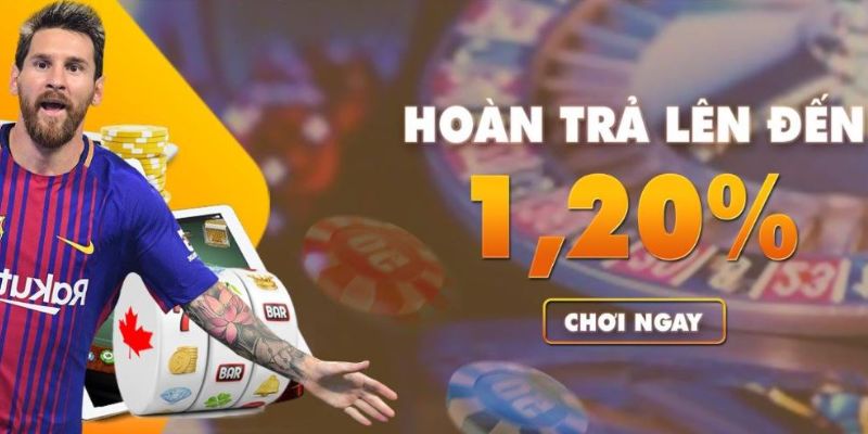 Khuyến mãi hoàn trả cho tài khoản VIP lên đèn 1,2%